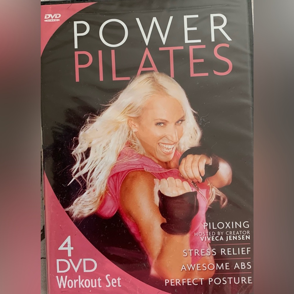 NEW NEVER OPENED Power Pilates 4 DVD Workout Set